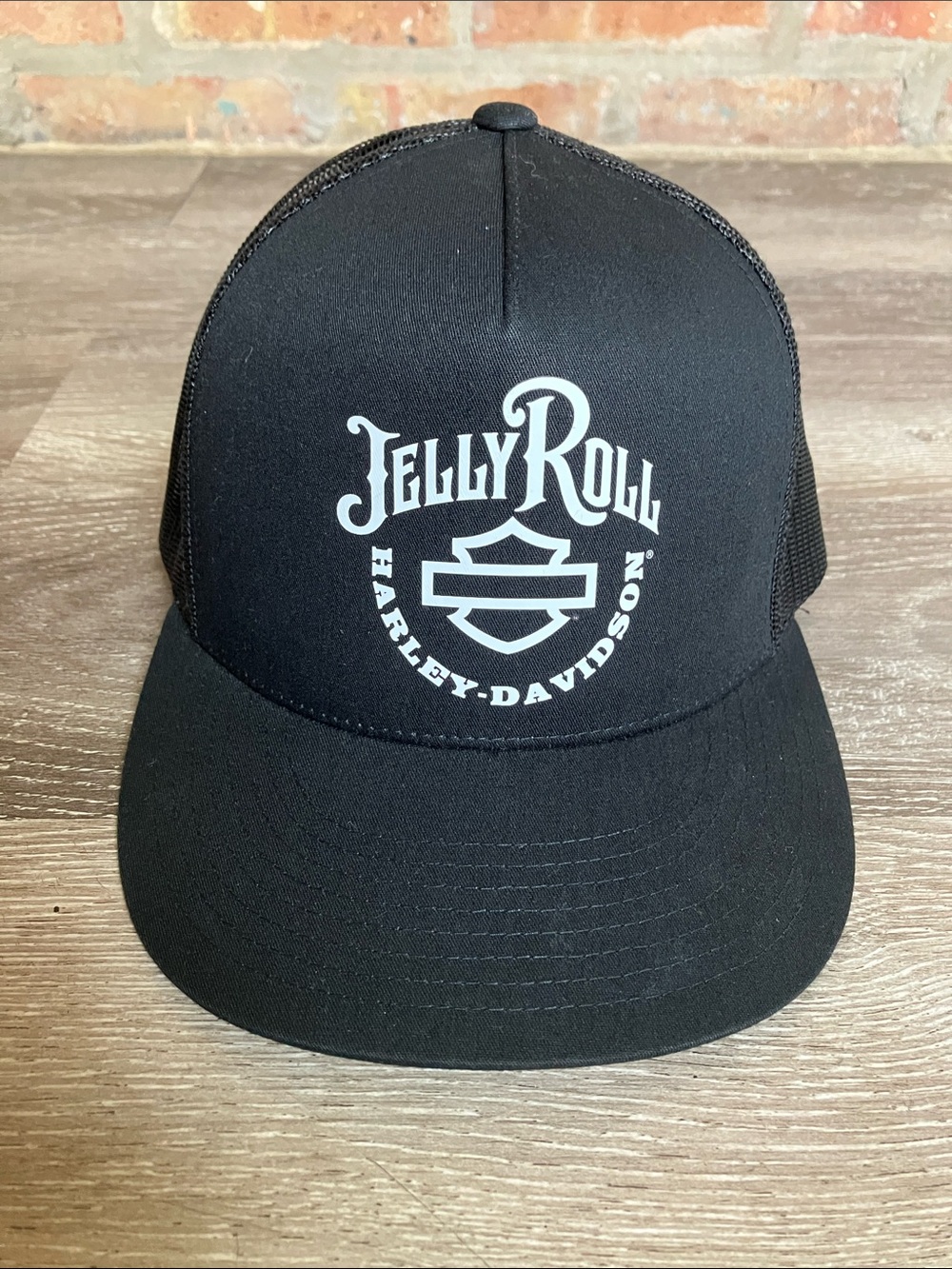 Jelly Roll x Harley-Davidson Black Trucker Cap